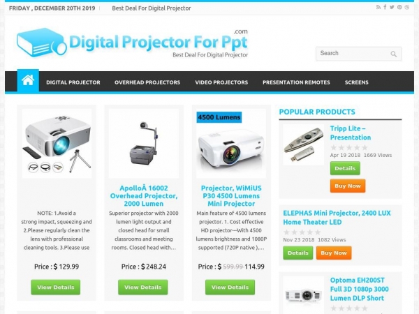 digitalprojectorforppt.com