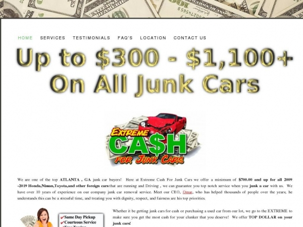 extremecashforjunkcars.com