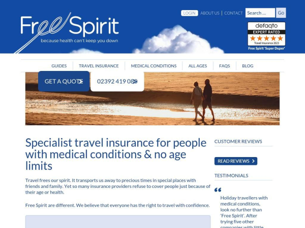 freespirittravelinsurance.com