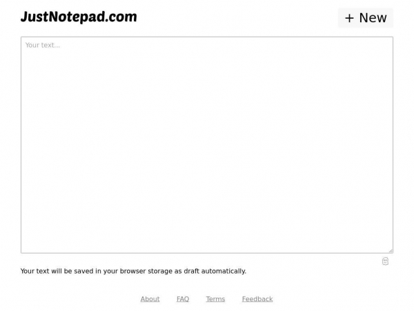 justnotepad.com