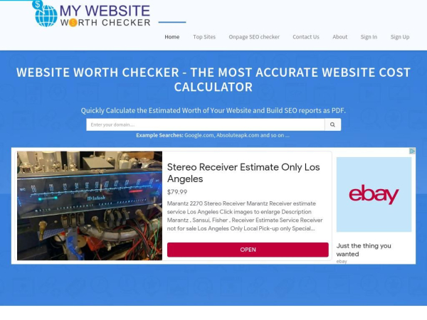 mywebsiteworthchecker.com