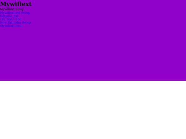 mywifiextsetuphelp.com