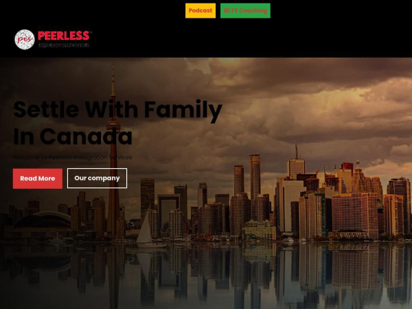 peerlessimmigration.com
