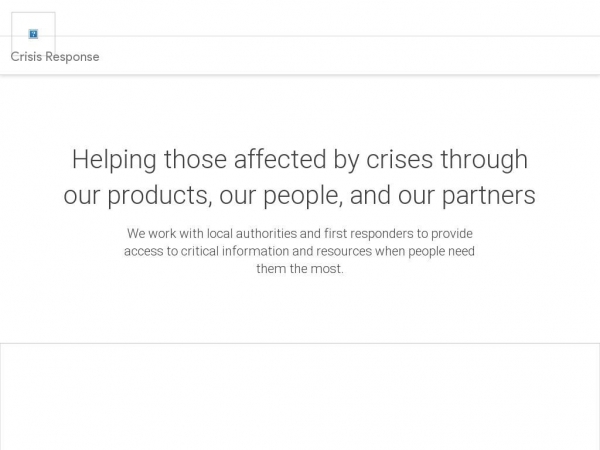 crisisresponse.google